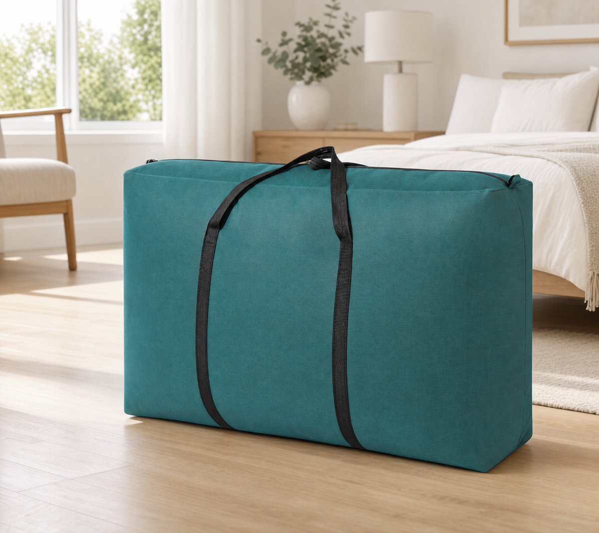 Heavy-Duty Moving Bag – Foldable Storage Bag with Zipper & Handles