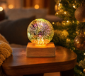 3D Firework Crystal Ball Night Light, USB Powered