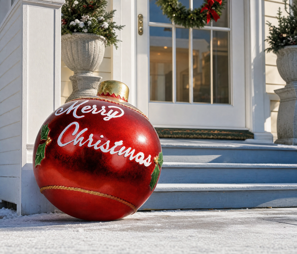 Giant Inflatable Christmas Ball Decoration, 60 cm