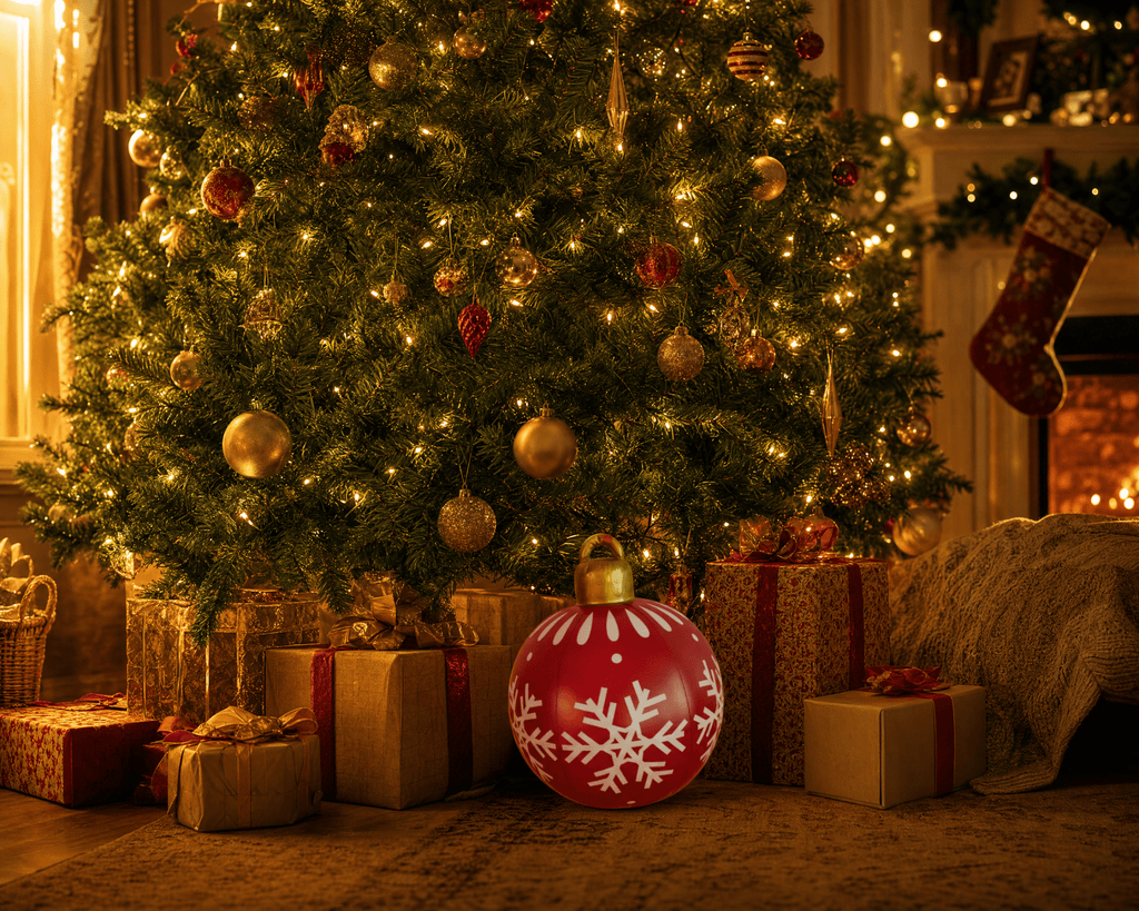Giant Inflatable Christmas Ball Decoration, 60 cm