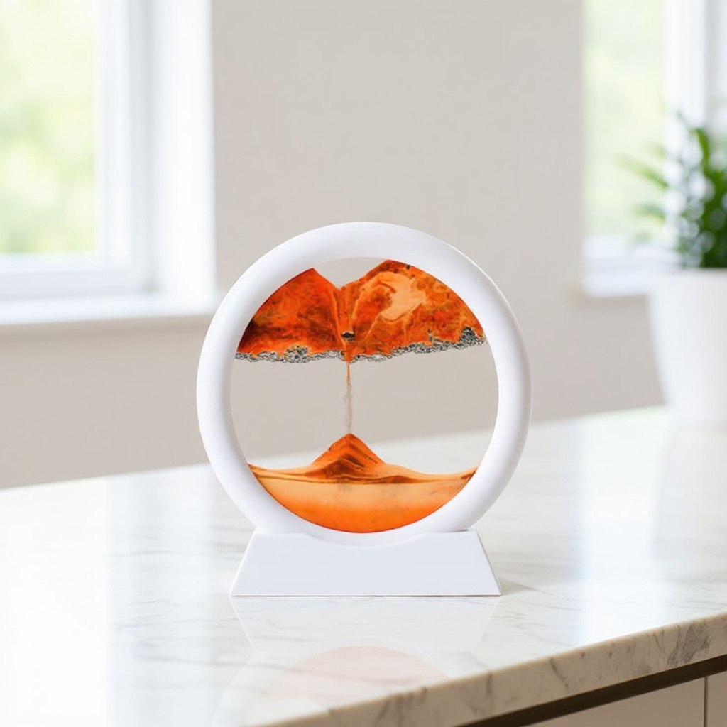 Moving Sand Art Picture - 3D Quicksand Flowing Sandscape Frame