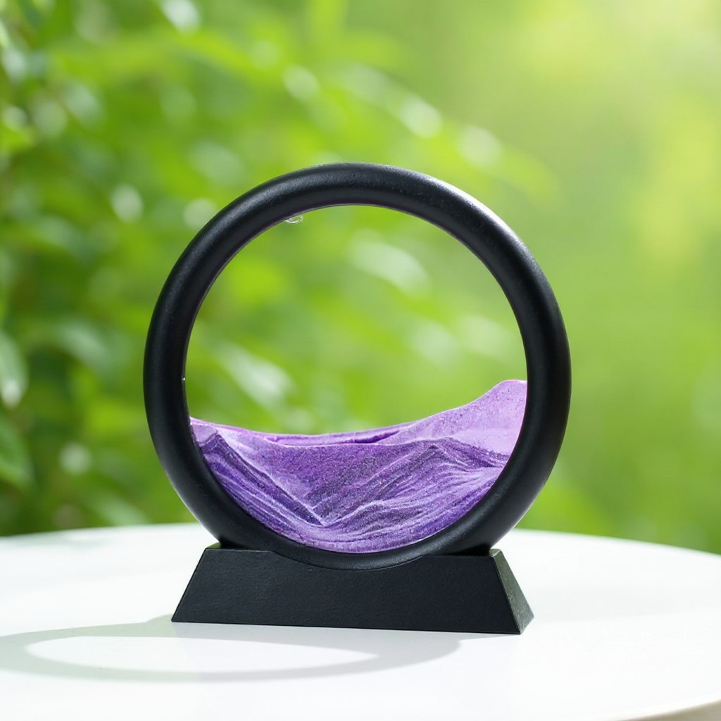 Moving Sand Art Picture - 3D Quicksand Flowing Sandscape Frame