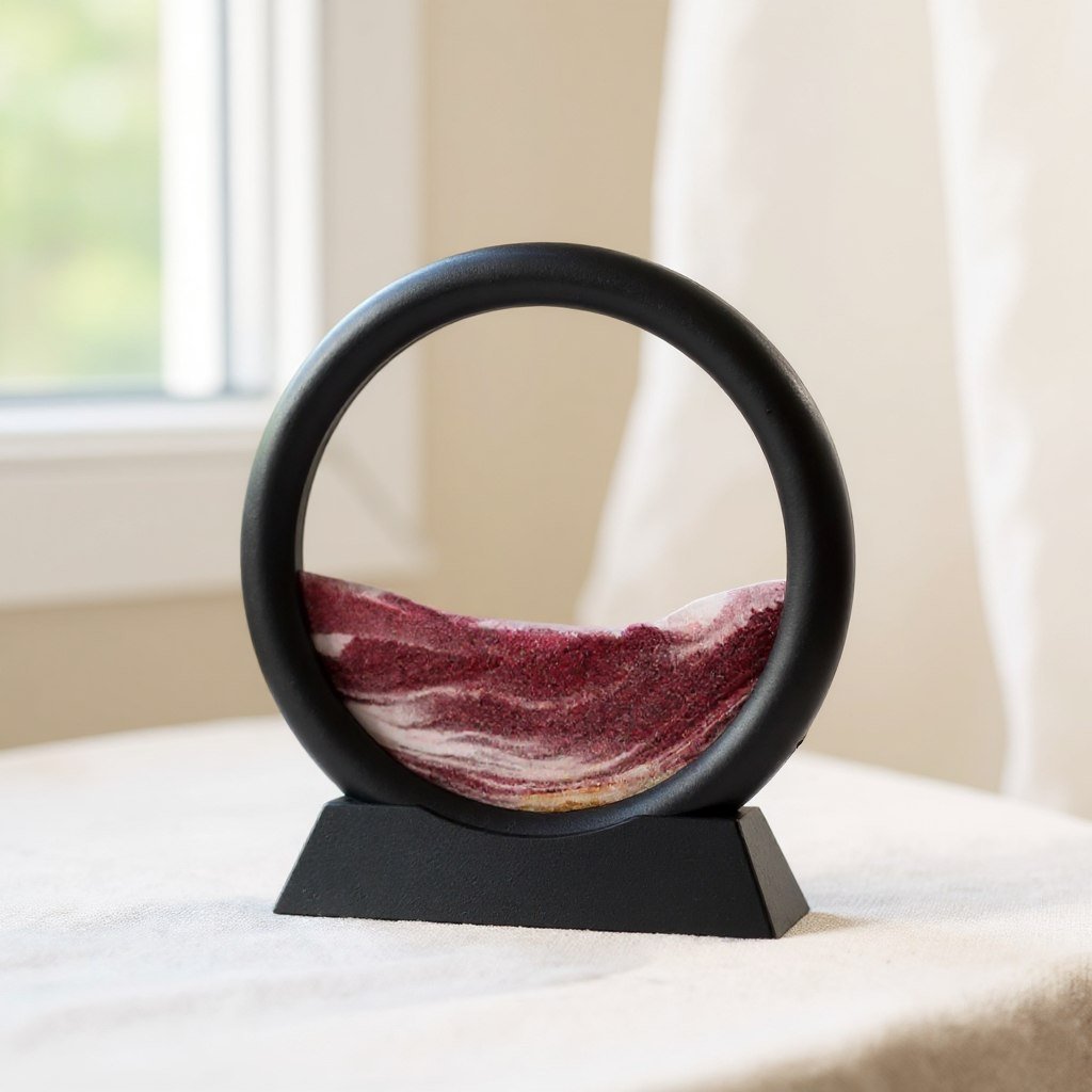 Moving Sand Art Picture - 3D Quicksand Flowing Sandscape Frame - Luvoraprime