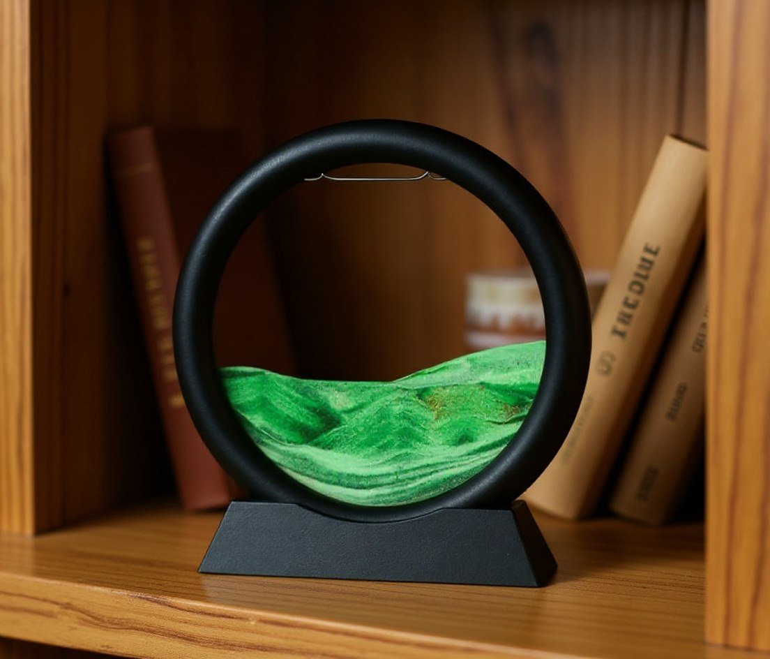 Moving Sand Art Picture - 3D Quicksand Flowing Sandscape Frame - Luvoraprime
