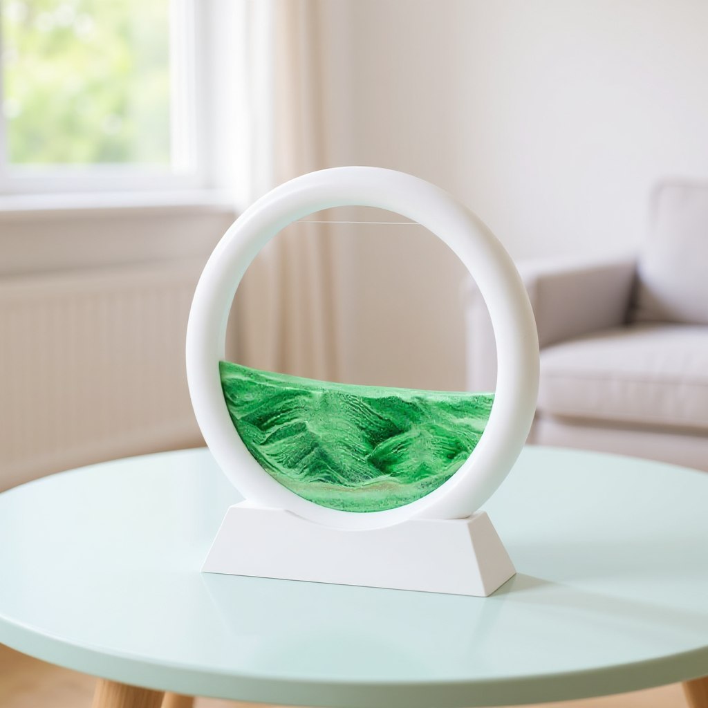 Moving Sand Art Picture - 3D Quicksand Flowing Sandscape Frame