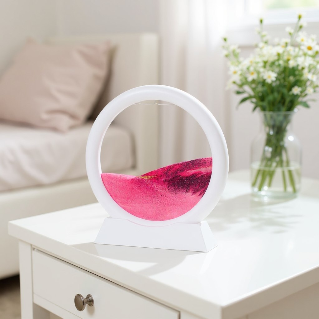 Moving Sand Art Picture - 3D Quicksand Flowing Sandscape Frame