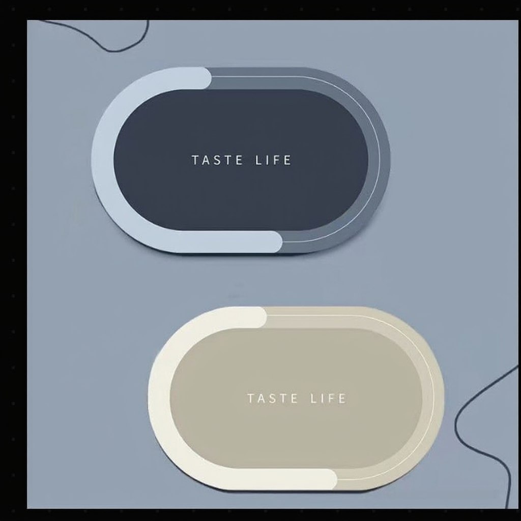 Enjoy Time Quick-Dry Coaster Mat