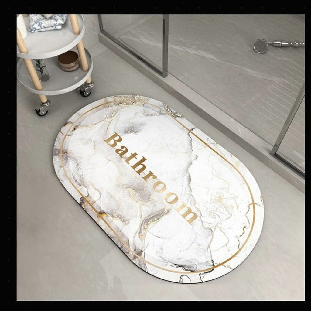 Marble Pattern Soft Bath Mat